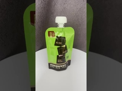 Aufgeschlagene Lecksicherheit Stand-Up-Spout-Tasche für Retort-Lebensmittel 121C-135C