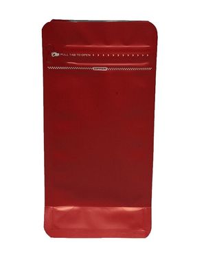 100g Metallisierte Flachboden-Kaffeepakete mit Ventil und Ziplock