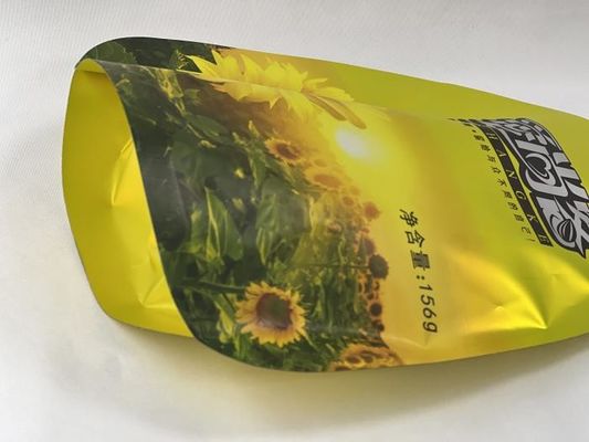 Metallisierte Mylar-Standbeutel in freier Form, individueller Druck für getrocknete Snacks