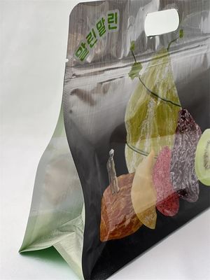 Metallisierter, bedruckter Verpackungsbeutel, Snack-Reißverschluss, OEM-kundenspezifische Kapazität