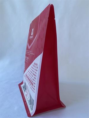 120 Mikrometer Flachbodenbeutel, 100 g Mylar-Standbodenbeutel für Trockenfutter