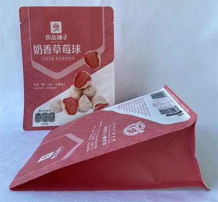Mattlack-kundenspezifische Standbodenbeutel 100 Mikrometer wasserdicht für Snacks