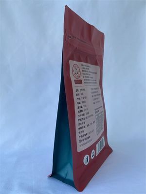 Snacks, Lebensmittelverpackungen, Beutel mit UV-Oberfläche, metallisiert, mit einem seitlichen Reißverschluss