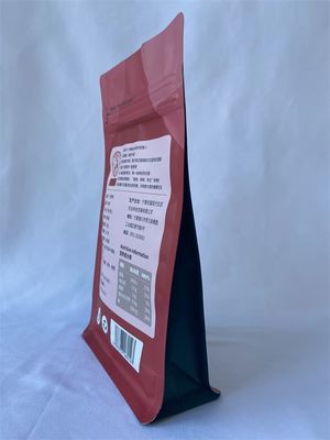 Snacks, Lebensmittelverpackungen, Beutel mit UV-Oberfläche, metallisiert, mit einem seitlichen Reißverschluss
