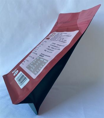 Snacks, Lebensmittelverpackungen, Beutel mit UV-Oberfläche, metallisiert, mit einem seitlichen Reißverschluss