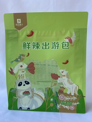 BRC Box Bottom Pouch Flachboden-Verpackungsbeutel mit klarem Fenster