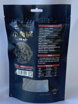 50 g Standbodenbeutel für Lebensmittel, OEM-Barriere, mit Druckverschluss, wiederverschließbar, langlebig