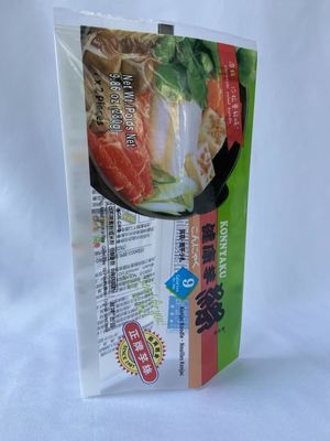 Glänzend bedruckte Plastikbeutel, farblich individuell gestaltet, mit rückseitiger Versiegelung