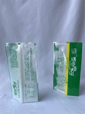 Transparente Stand-up-Lebensmittelbeutel aus Mylar-Verpackungsbeutel mit rückseitiger Versiegelung