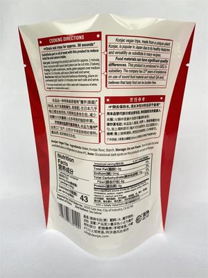 Kostenloser Druck von Stand-Up-Verpackungsbeuteln nach Maß BPA für Meeresfrüchte 180 g