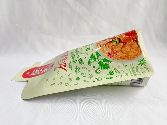Kundenspezifisch bedruckter Kunststoff-Standbodenbeutel in CMYK-Farbe für Snackkaffee