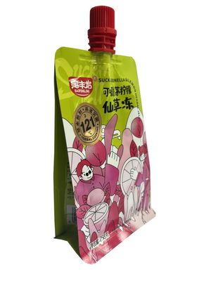 258g druckte Retorten-flache untere Tüllen-Beutel-Sterilisation Juice Packaging Pouch