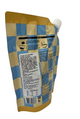 CMYK-Spout-Verpackungstüte für Retort 100C-121C-135C Snack-Anwendungen