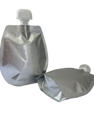 Durchsichtige Aluminiumfolie Stehen Sie freie Form Spülbeutel Retortable