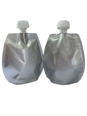 Durchsichtige Aluminiumfolie Stehen Sie freie Form Spülbeutel Retortable