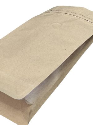 500 g Kapazität Kaffeepaket mit braunem Kraftpapier für Kaffee