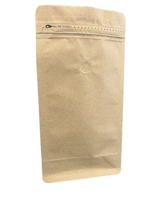 500 g Kapazität Kaffeepaket mit braunem Kraftpapier für Kaffee