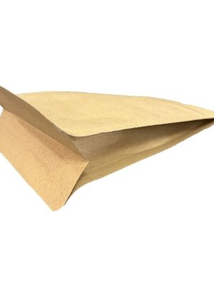 Kaffeekraftpapier Verpackungstüte Wärmeversiegelung Flachboden mit Ventil