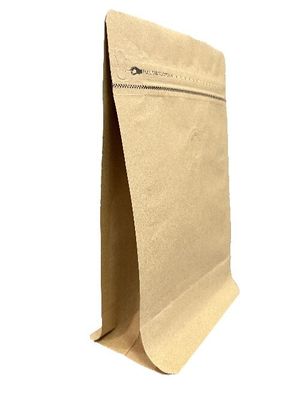 Kaffeekraftpapier Verpackungstüte Wärmeversiegelung Flachboden mit Ventil