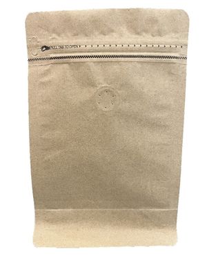 Kaffeekraftpapier Verpackungstüte Wärmeversiegelung Flachboden mit Ventil