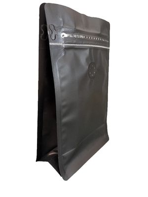 5-10 Tage Lieferzeit Matt Flat Bottom Tasche mit Ziplock für Kaffeepakete