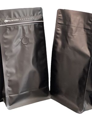 Wasserdichte Ziplock Quad Tasche für Kaffeepakete