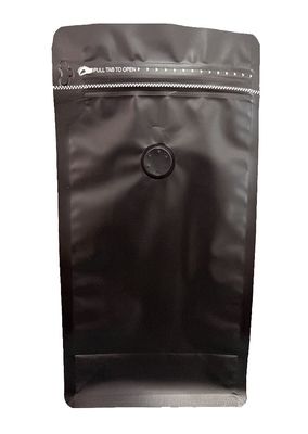Wasserdichte Ziplock Quad Tasche für Kaffeepakete