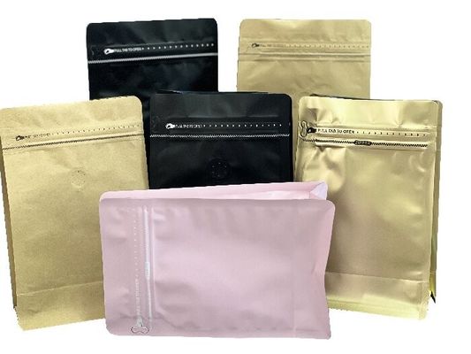 OEM Kaffeebeutel mit flachem Boden mit hervorragendem Display