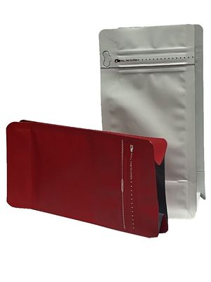 100-1kg Kapazität Heißdichtung Flachboden Kaffeebeutel mit Vollmatte