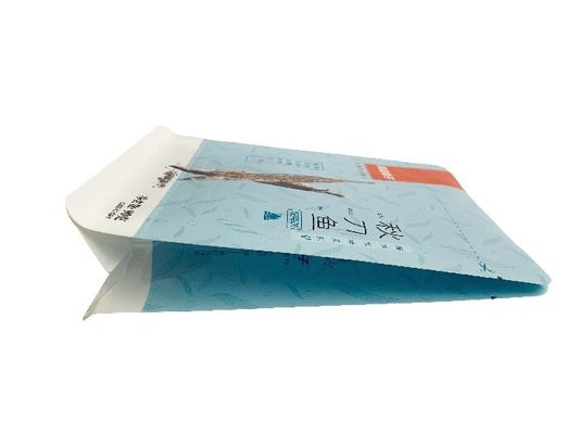 Papier-Kunststoff-Flachbodenbeutel, 90 g, Trockenlaminierung für getrockneten Fisch