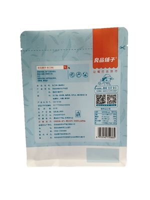 Papier-Kunststoff-Flachbodenbeutel, 90 g, Trockenlaminierung für getrockneten Fisch