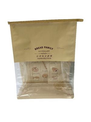 Weiches, maßgeschneidertes Flachbottenbeutel, Trockene Lamination mit Blechkrawatte für Brot