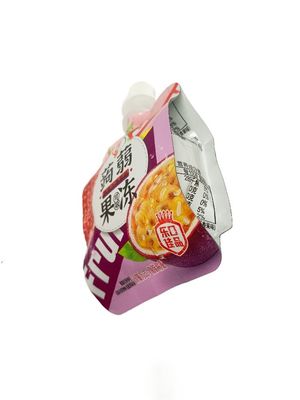 Custom Printed Spout Bag für 100g Fruchtsaft mit 8.6mm-10mm Auslass