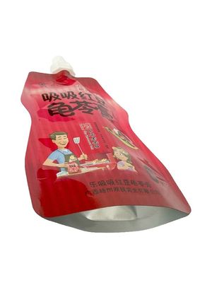 Freie Form Retort Spülbeutel kundenspezifische Flüssigkeit Verpackung Barriere
