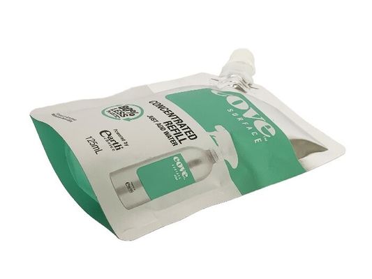 Ökofreundliche Flüssigkeitswaschmittel Tasche starke Festigkeit Feuchtigkeitsdichtheit Stehen