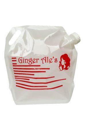 Maßgeschneiderte Flüssigkeitswaschmittel Tasche Stärke Nylon Stand Up mit Tasche Kapazität 5L