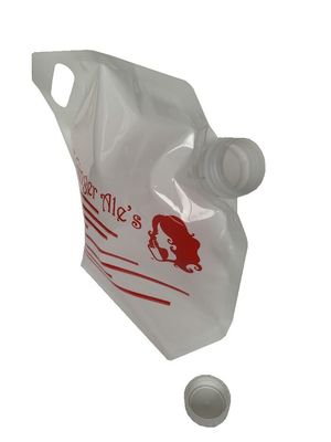 Maßgeschneiderte Flüssigkeitswaschmittel Tasche Stärke Nylon Stand Up mit Tasche Kapazität 5L