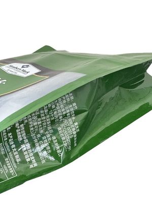 Kundenspezifische Side Gusset Snack Lebensmittelverpackungstüte mit Reißverschluss und Fenster