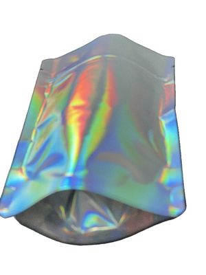 Maßgeschneiderte Barrier Stand Up Packaging Taschen Regenbogenfilm und Reißverschluss