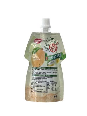 Maßgeschneiderte Stand-Up-Spout-Verpackungstüte mit Rückschlagtemperatur von 121C-135C