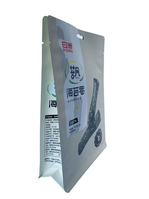 Anpassungsfähiger Gravurdruck Snack Lebensmittelverpackung Tasche Flachboden
