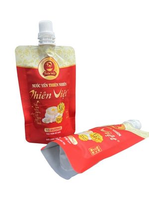 Zusammengestellte 121C 135C Retort-Proof Stand-Up-Spout-Tasche für flüssige Lebensmittel