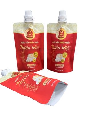 Zusammengestellte 121C 135C Retort-Proof Stand-Up-Spout-Tasche für flüssige Lebensmittel