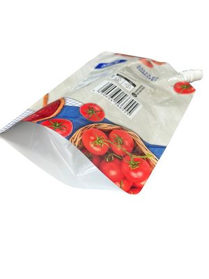 Speziell angepasste Stand-up-Seiten-Spout-Food-Grade-Verpackungstüten für Flüssigkeiten