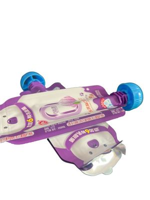 Aufgeschlagene Stand-Up-Spout-Tasche für Lebensmittelverpackungen von 10 g bis 1 kg