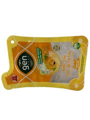 Nüsse Snack-Food-Tasche Flachbodenform CMYK-Druck