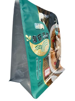 Lebensmittelqualität Flachbodenbeutel mit Reißverschluss Custom Printed PET / VMPET / PE