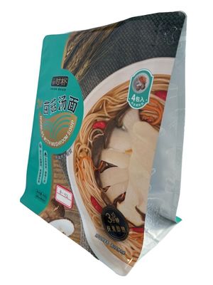 Lebensmittelqualität Flachbodenbeutel mit Reißverschluss Custom Printed PET / VMPET / PE