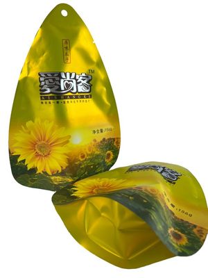 Customized printed free shape foil Laminated Packaging Bag für Nüsse